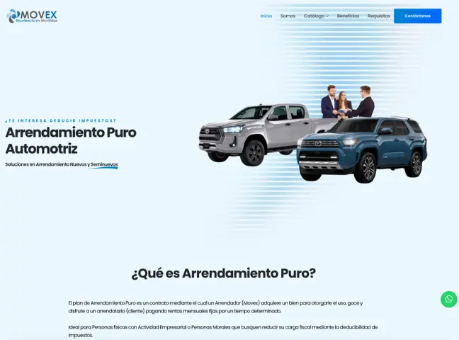 Paginas Web - Sitio Web Movex