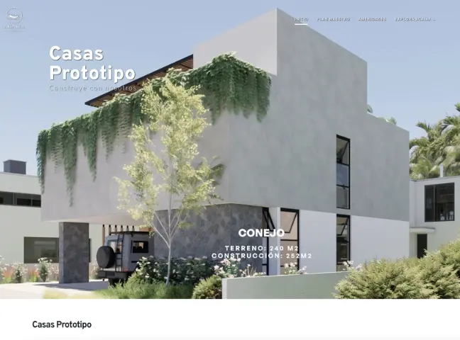 Proyecto web Acalia - diseño y desarrollo de página web en Puebla